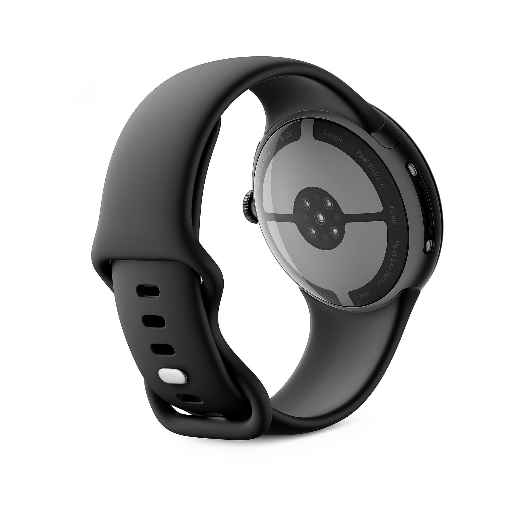 GOOGLE Pixel Watch 4 45 Wi-Fi Smartwatch Fluorelastomer, 150-215, Obsidian GOOGLE