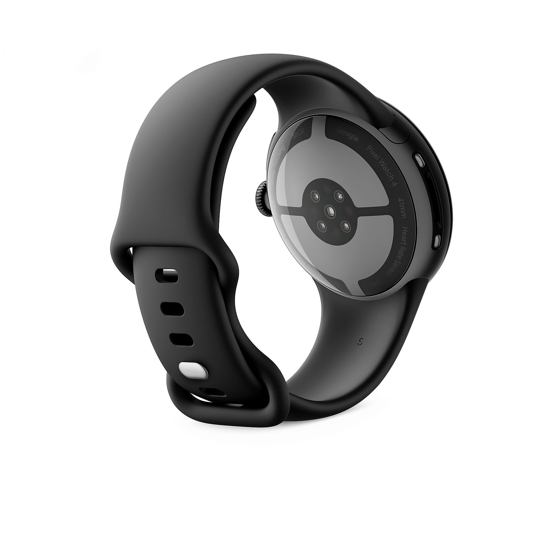 GOOGLE Pixel Watch 4 41 Wi-Fi Smartwatch Fluorelastomer, 130-215, Obsidian GOOGLE