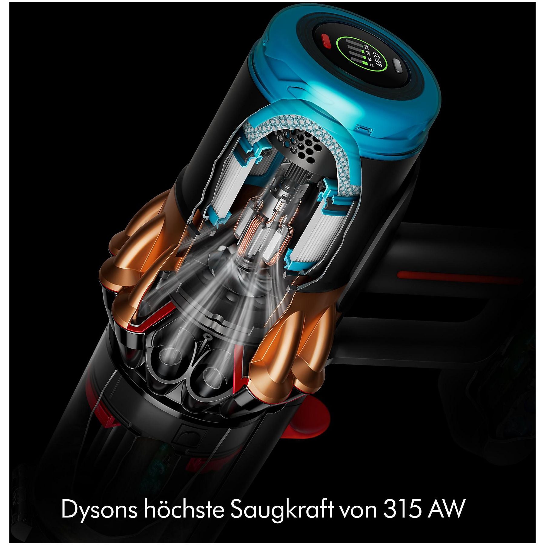 DYSON V16 Piston Animal Submarine Akkusauger, Akkubetrieb, 900 Watt DYSON