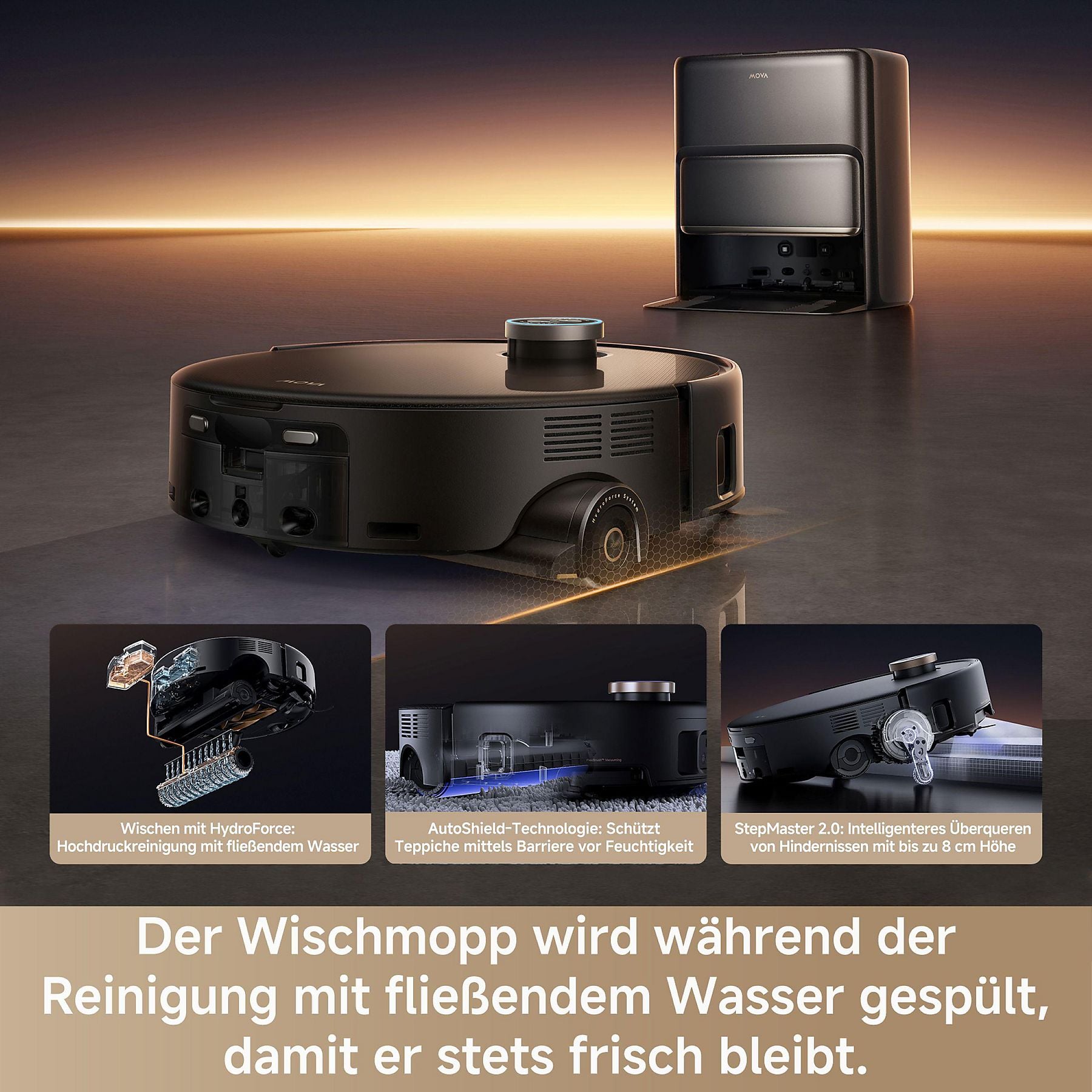 MOVA Z60 Ultra Roller Complete Saugroboter MOVA