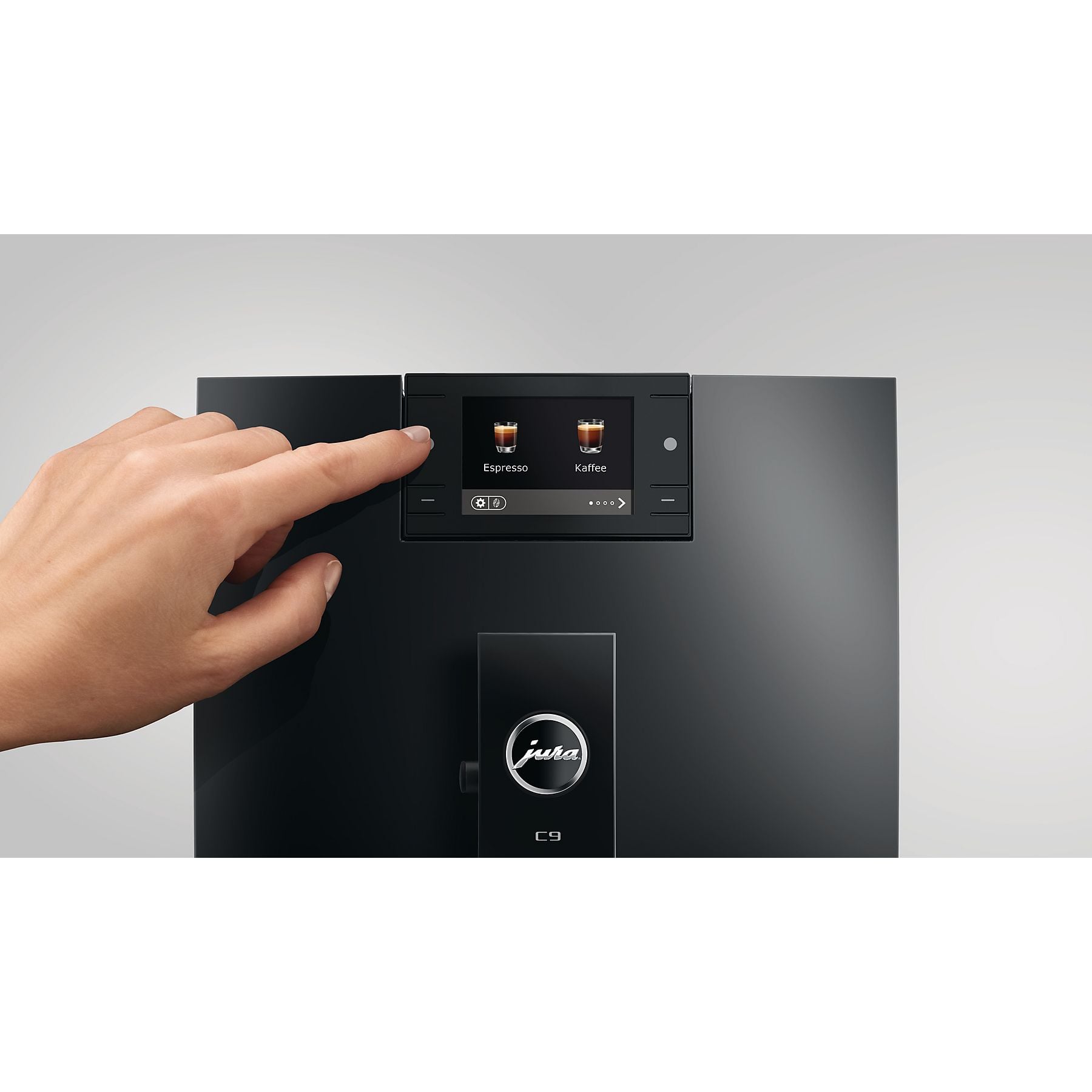 JURA C9 (EA) Kaffeevollautomat Piano Black JURA
