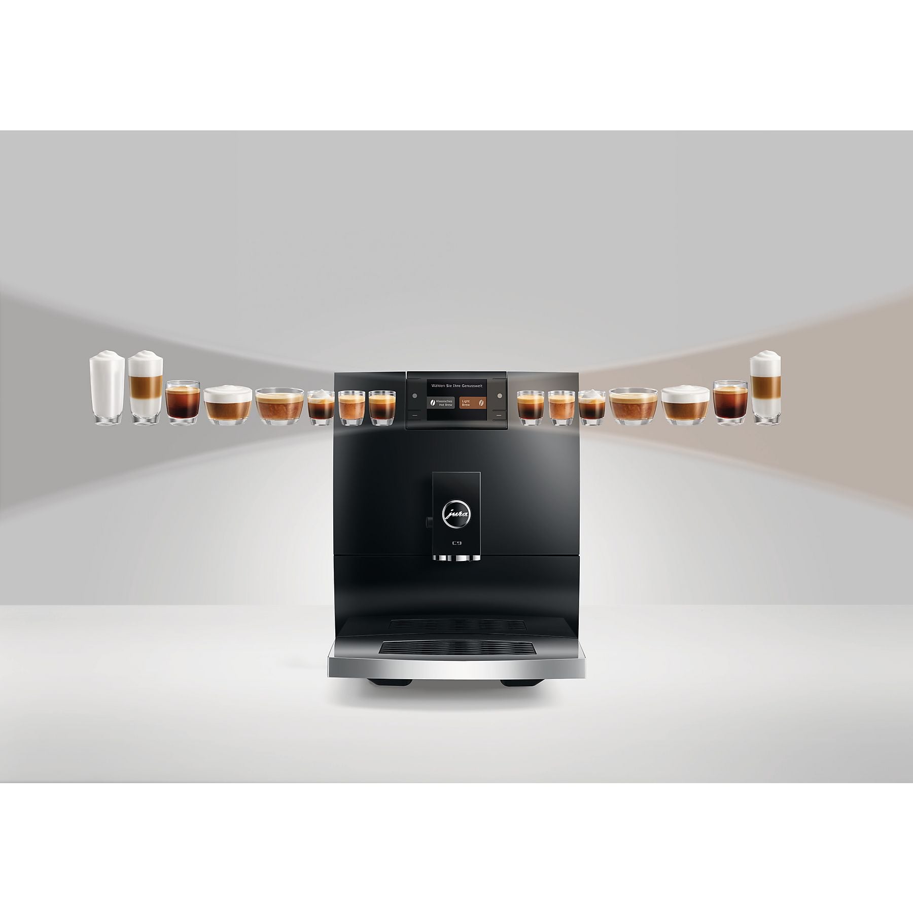 JURA C9 (EA) Kaffeevollautomat Piano Black JURA