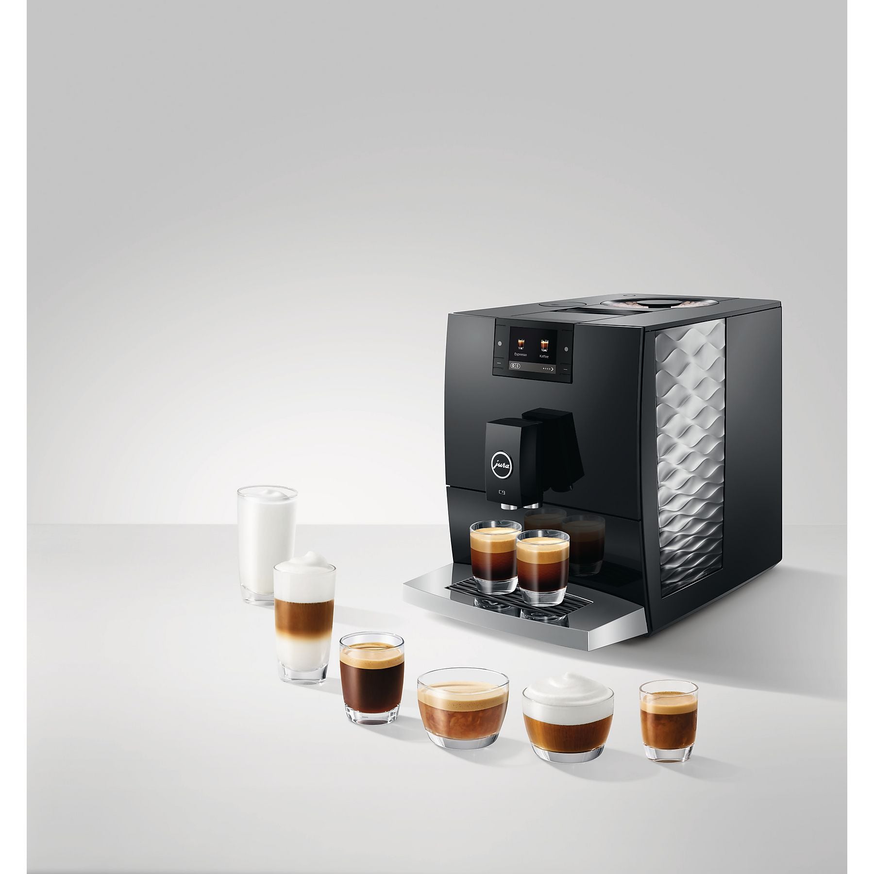 JURA C9 (EA) Kaffeevollautomat Piano Black JURA
