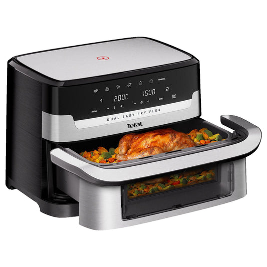 TEFAL EY922D Dual Easy Fry Flex Heißluftfritteuse TEFAL