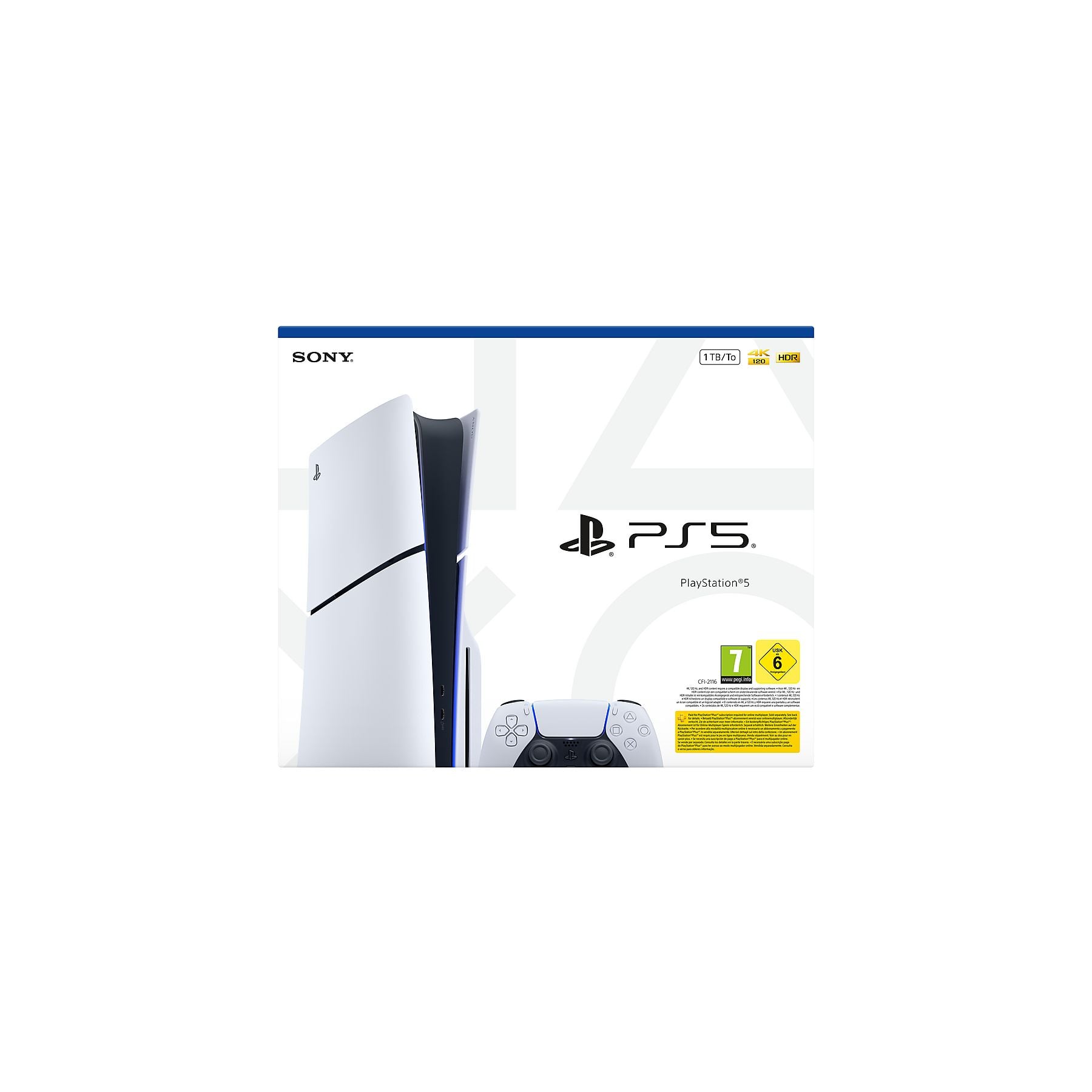 SONY PlayStation®5 - 1TB Spielekonsole Weiß SONY