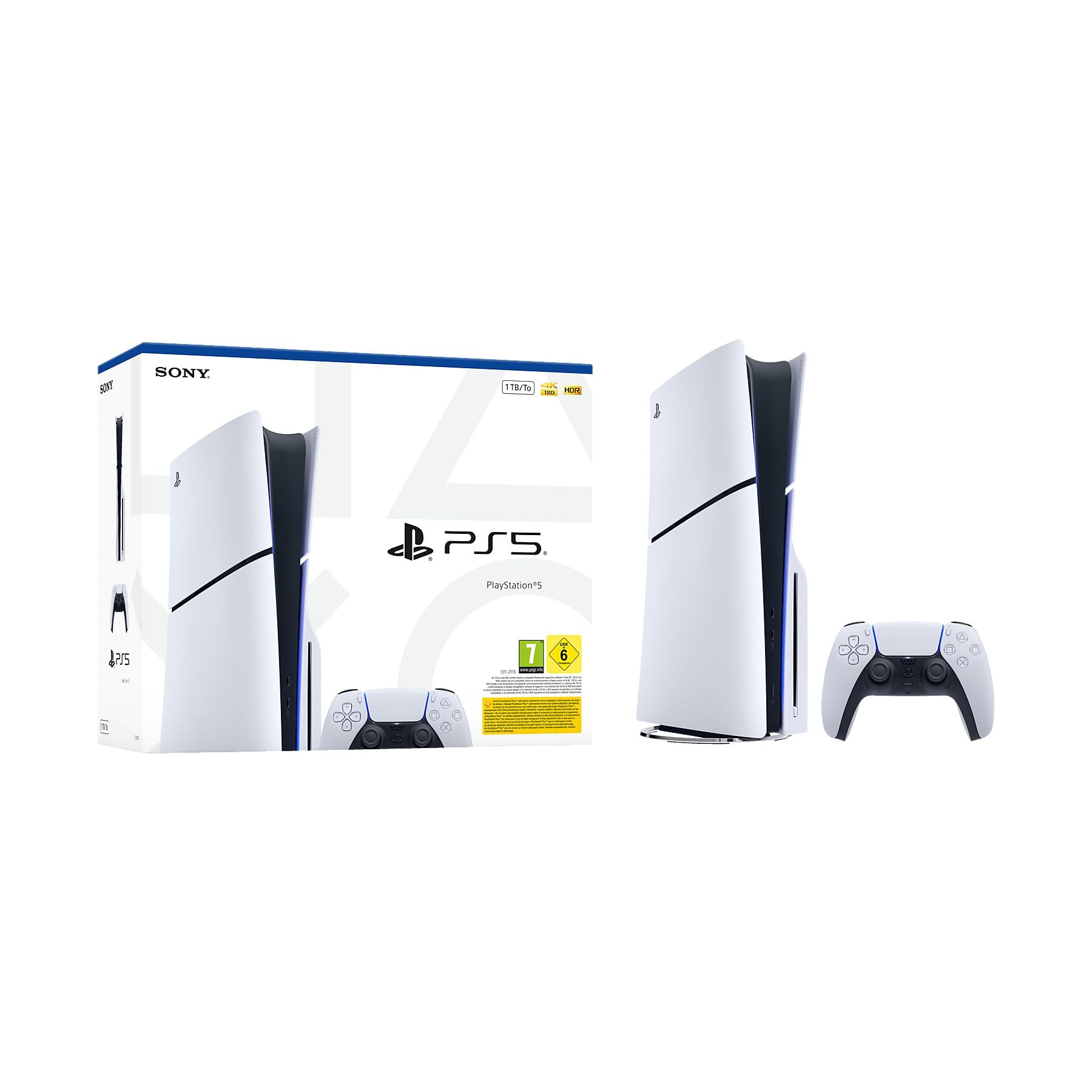 SONY PlayStation®5 - 1TB Spielekonsole Weiß SONY