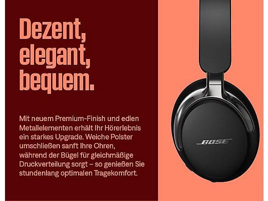 BOSE QuietComfort Ultra Kopfhörer (2. Gen.) – kabellose Noise-Cancelling, Over-ear Kopfhörer Black BOSE