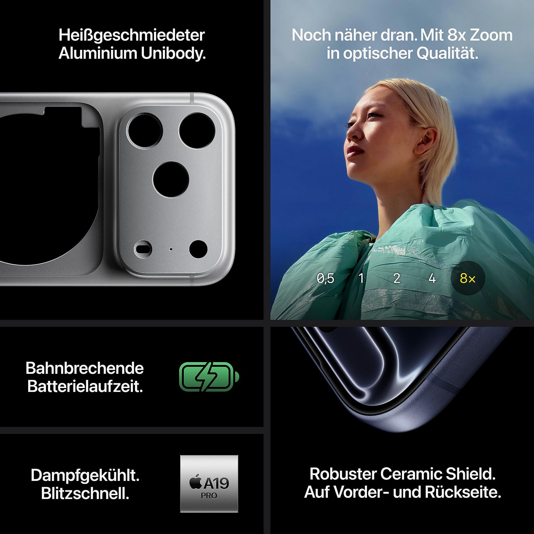 APPLE iPhone 17 Pro Max 5G 256 GB Tiefblau Dual SIM APPLE