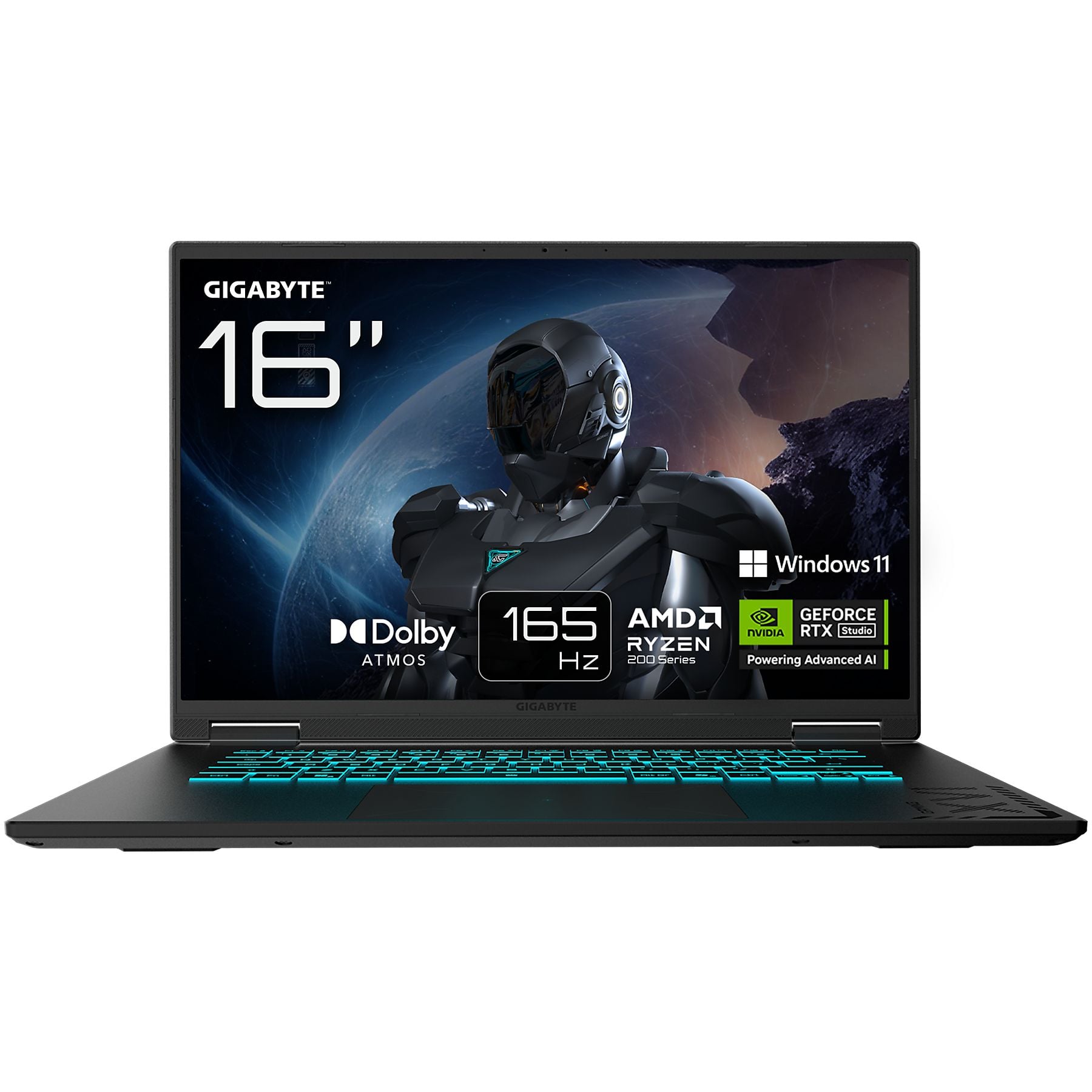 GIGABYTE Gaming A16 3VHK3DE894SH - 16 Zoll - AMD Ryzen™ 7 260 - 16 GB - 1 TB - NVIDIA GeForce RTX™ 5060 - Windows 11 Home GIGABYTE