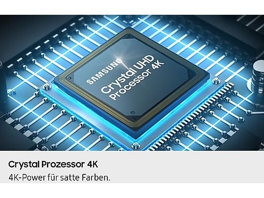 SAMSUNG GU85U8079F Crystal UHD 4K Smart TV (Flat, 85 Zoll / 214 cm, UHD 4K, SMART TV) SAMSUNG