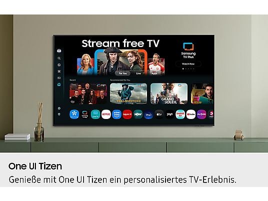 SAMSUNG GU85U8079F Crystal UHD 4K Smart TV (Flat, 85 Zoll / 214 cm, UHD 4K, SMART TV) SAMSUNG