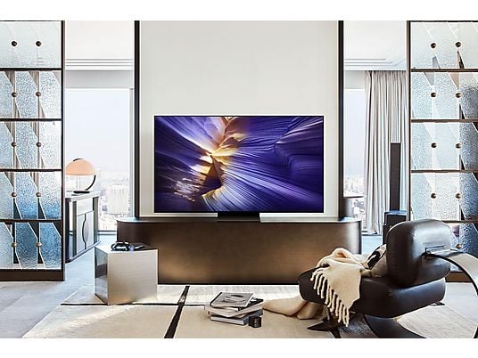 SAMSUNG OLED GQ55S90F 4K Vision AI Smart OLED TV (Flat, 55 Zoll / 138 cm, UHD 4K, SMART TV) SAMSUNG