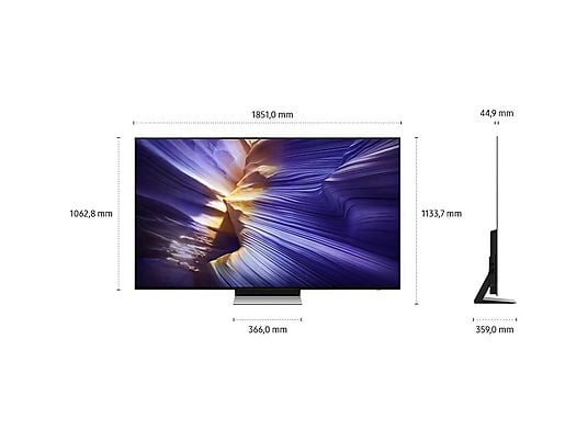 SAMSUNG OLED GQ83S90F 4K Vision AI Smart OLED TV (Flat, 83 Zoll / 210 cm, UHD 4K, SMART TV) SAMSUNG