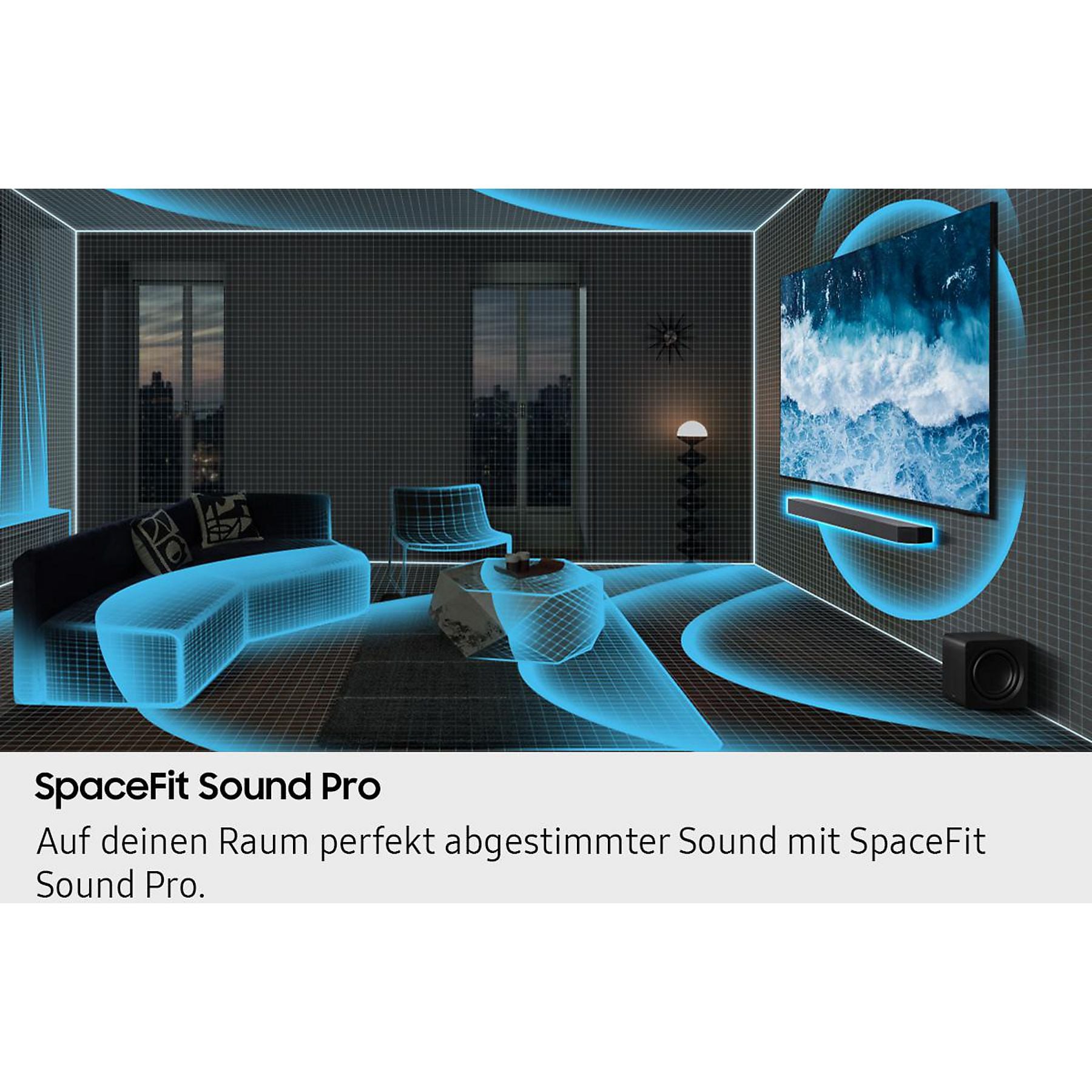 SAMSUNG HW-Q995GF/ZG, Soundbar, Titan Schwarz SAMSUNG