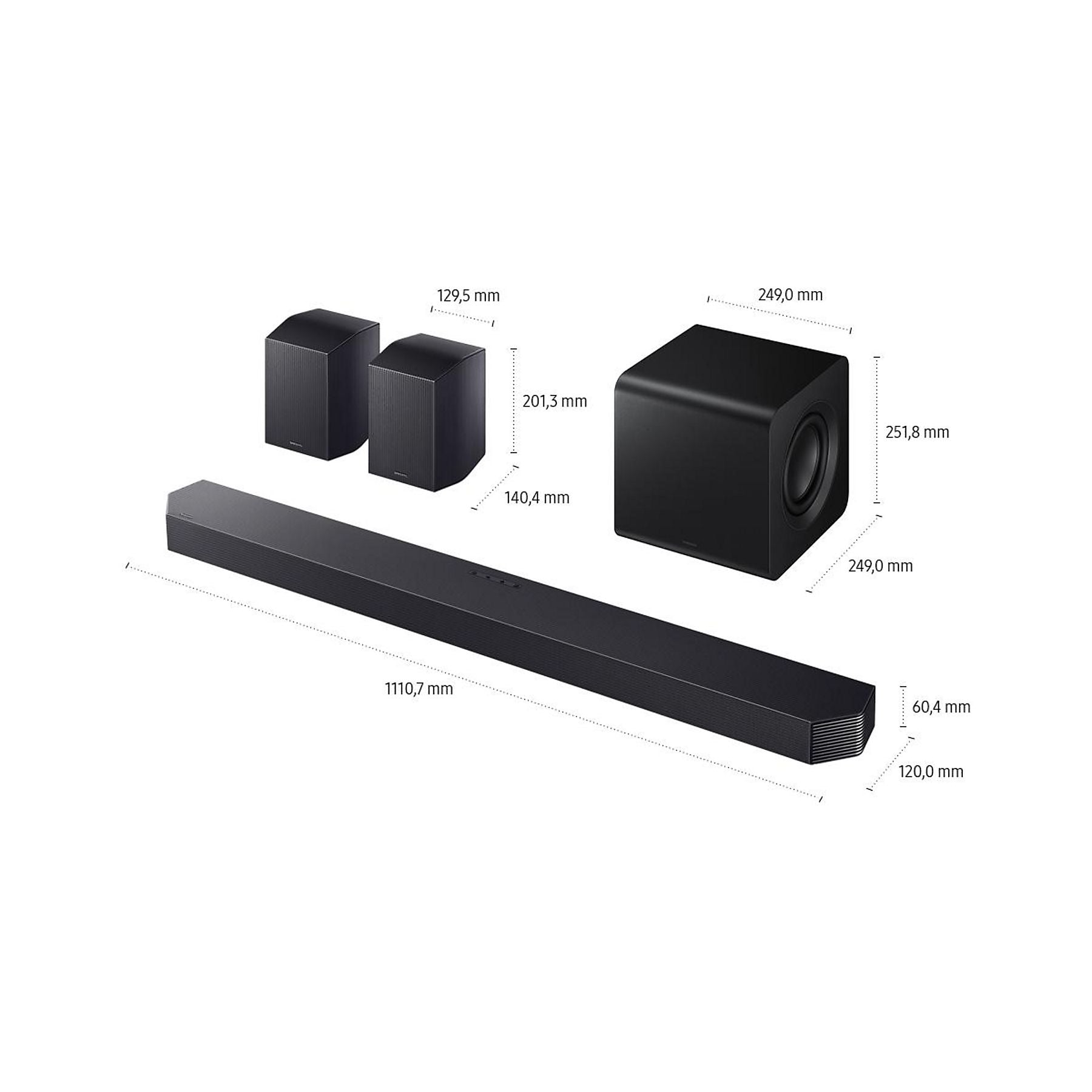 SAMSUNG HW-Q935GF/ZG, Soundbar, Titan Schwarz SAMSUNG