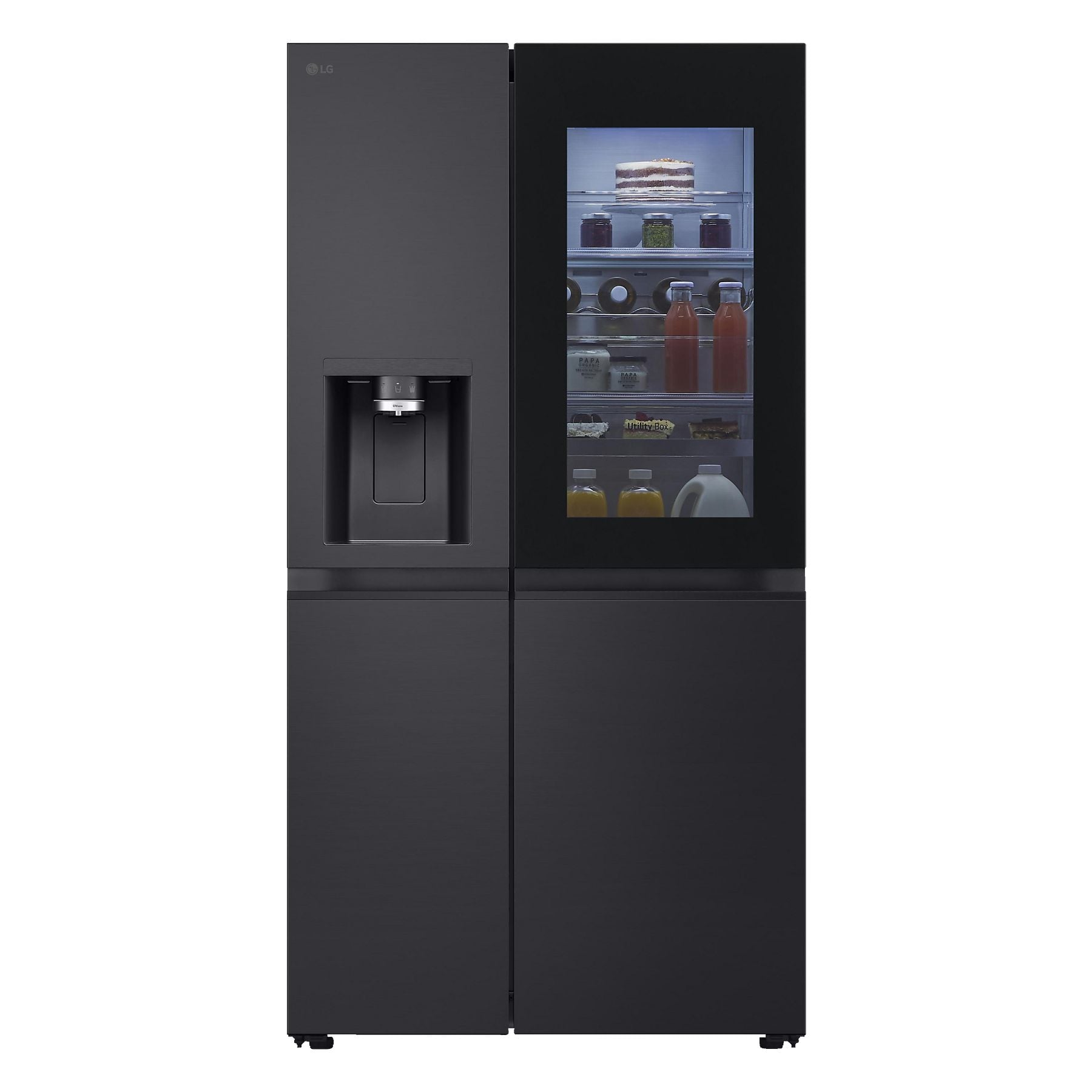 LG GSGE91EVAC G-Serie Side-by-Side (628 l, C, 1790 mm hoch, Essence Black Steel) LG