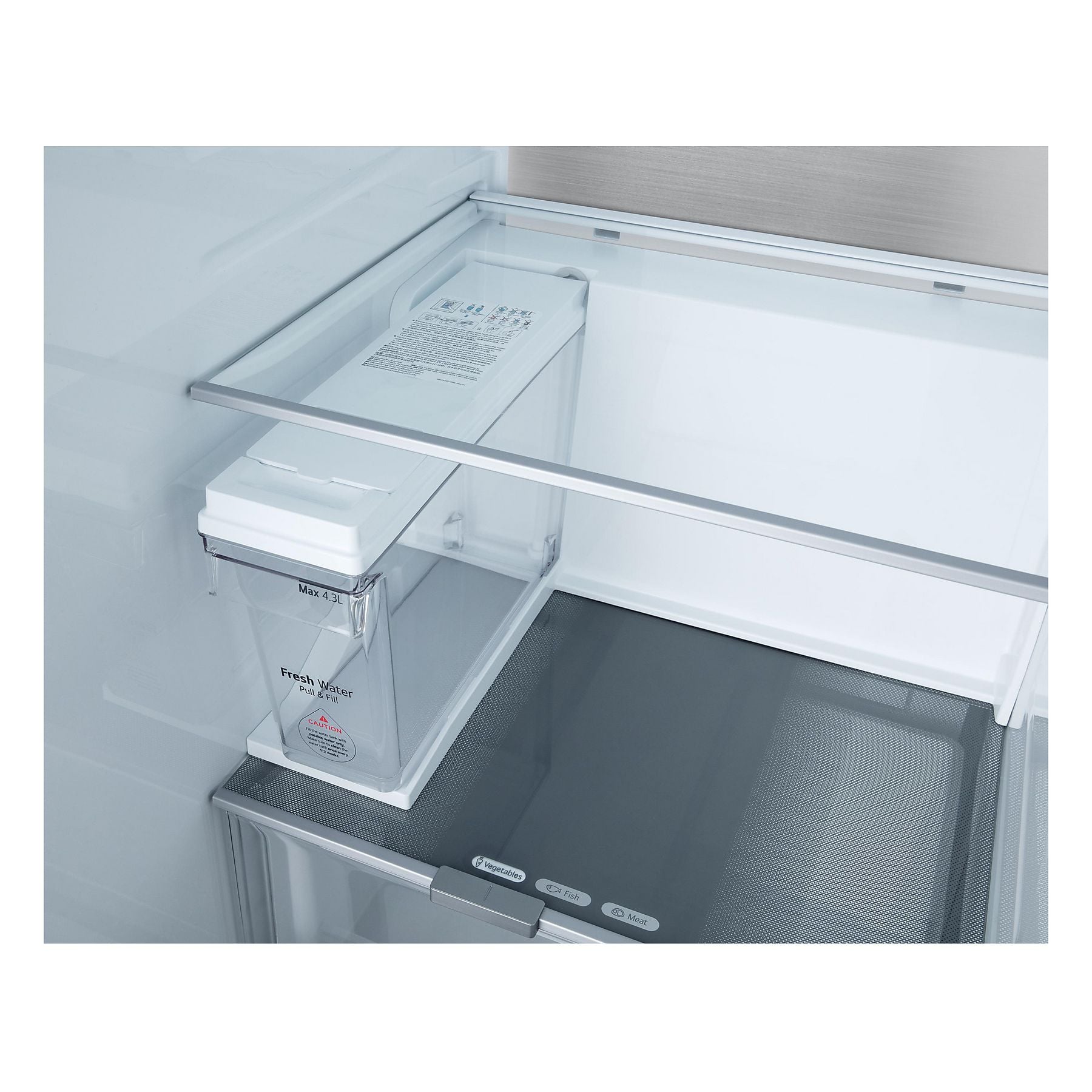 LG GSGE91EVAC G-Serie Side-by-Side (628 l, C, 1790 mm hoch, Essence Black Steel) LG