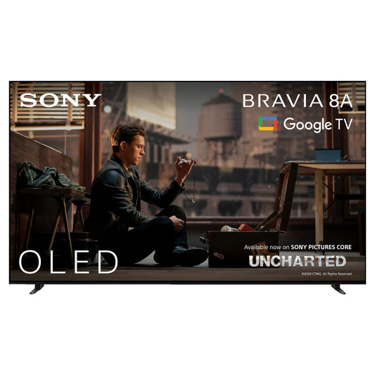SONY BRAVIA 8A K-77XR8A OLED TV (Flat, 77 Zoll / 195 cm, OLED 4K, SMART TV) SONY