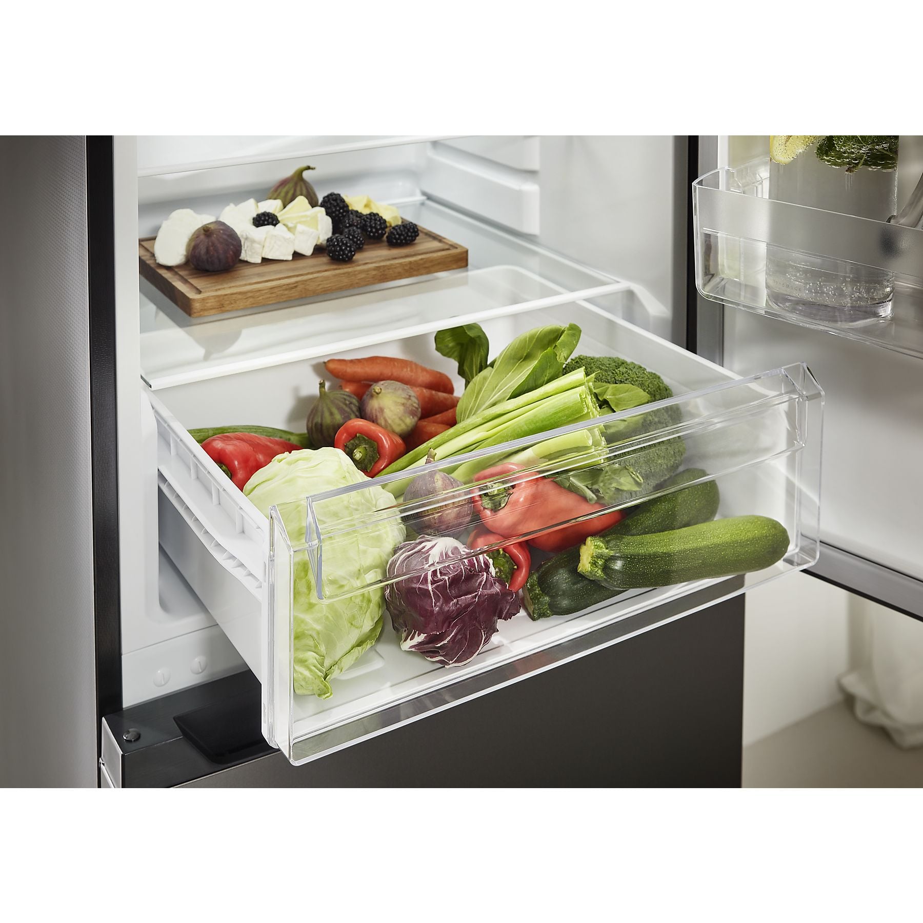 KOENIC KFK 631-1 D IN Cooling Combi Static (D, 315 l, 185,5 cm hoch, Dark Inox) KOENIC
