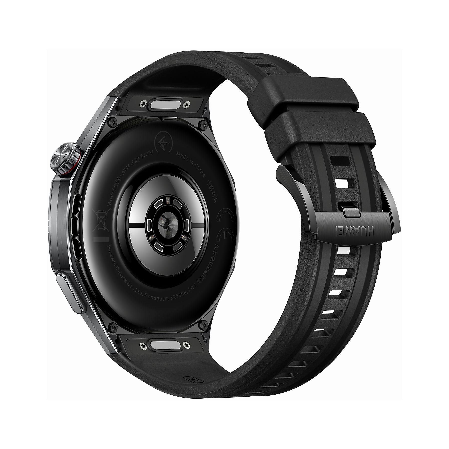 HUAWEI Watch GT6 Pro Smartwatch Fluorelastomerarmband, 140-210 mm, Schwarz HUAWEI