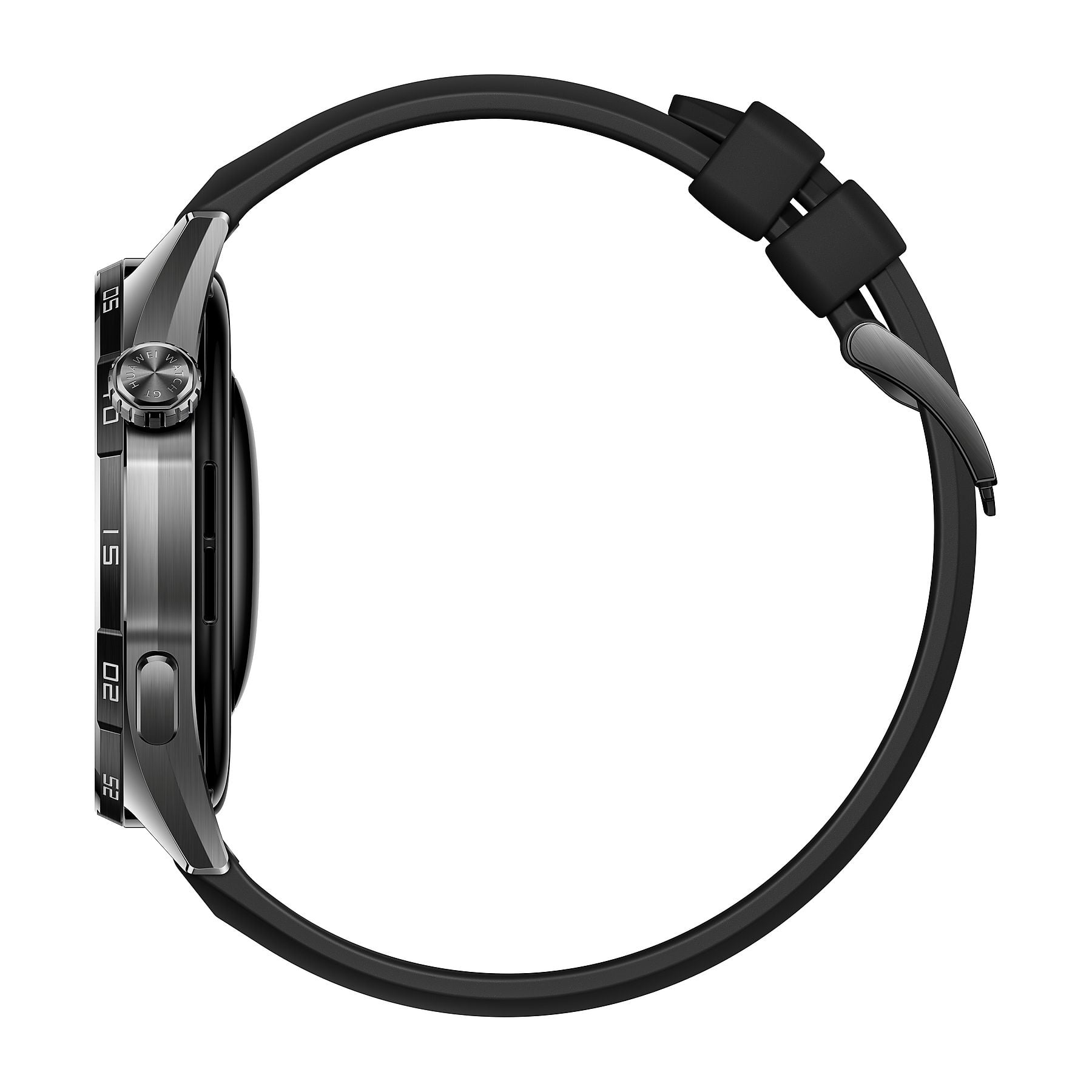 HUAWEI Watch GT6 46 Smartwatch Fluorelastomerarmband, 140-210 mm, Schwarz HUAWEI