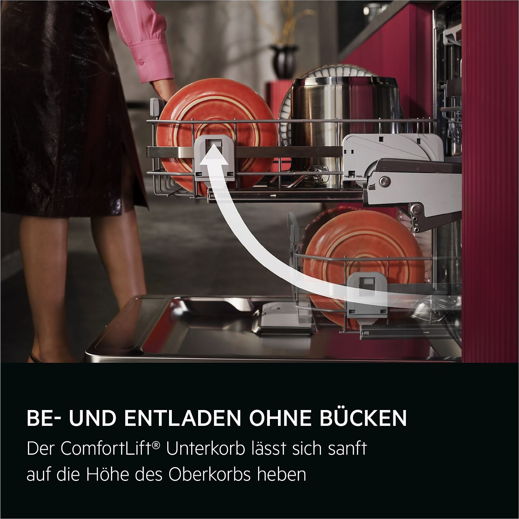 AEG GI8200B4SC Serie 8000 Geschirrspüler (vollintegrierbar, 596 mm breit, 42 dB (A), B) AEG
