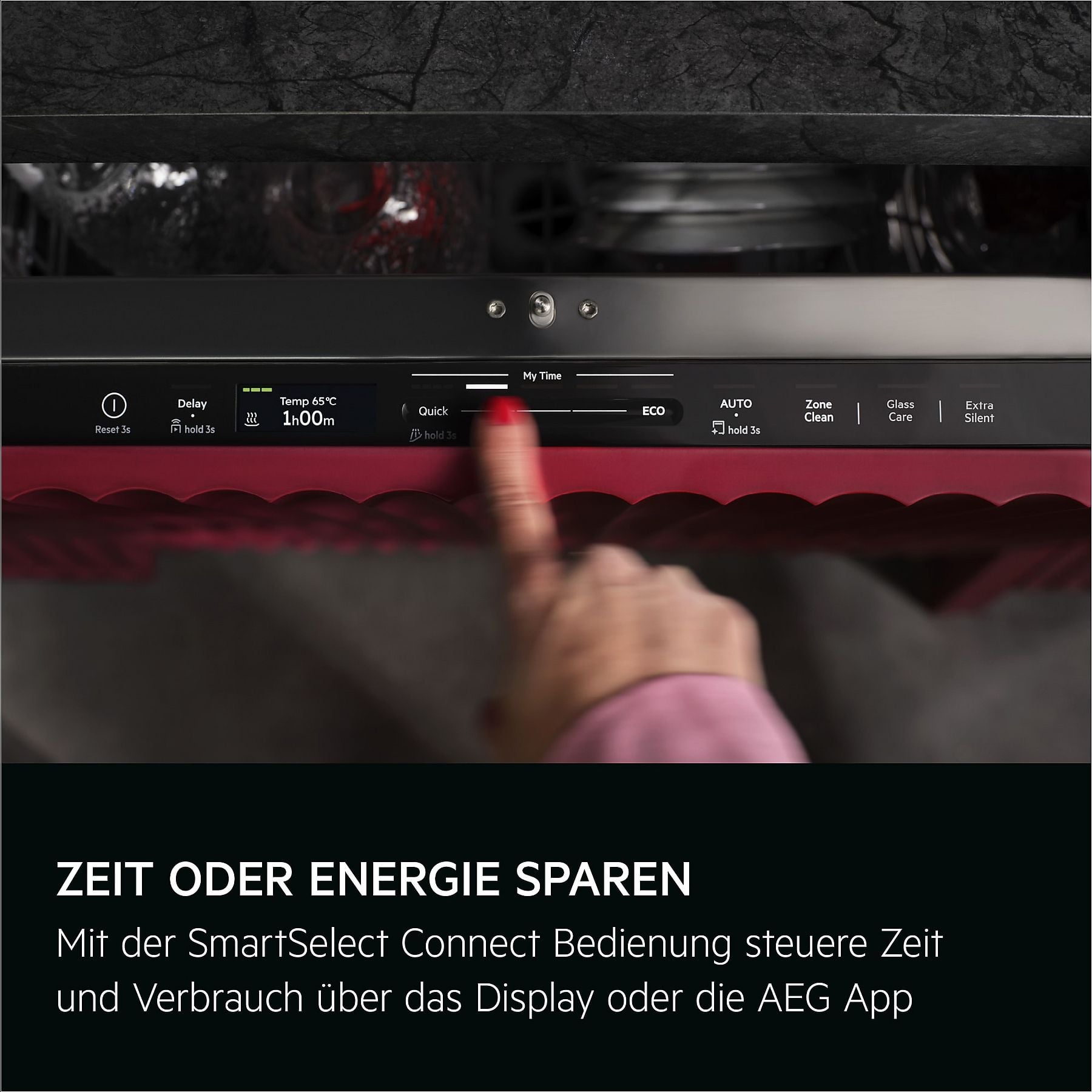 AEG GI8200B4SC Serie 8000 Geschirrspüler (vollintegrierbar, 596 mm breit, 42 dB (A), B) AEG