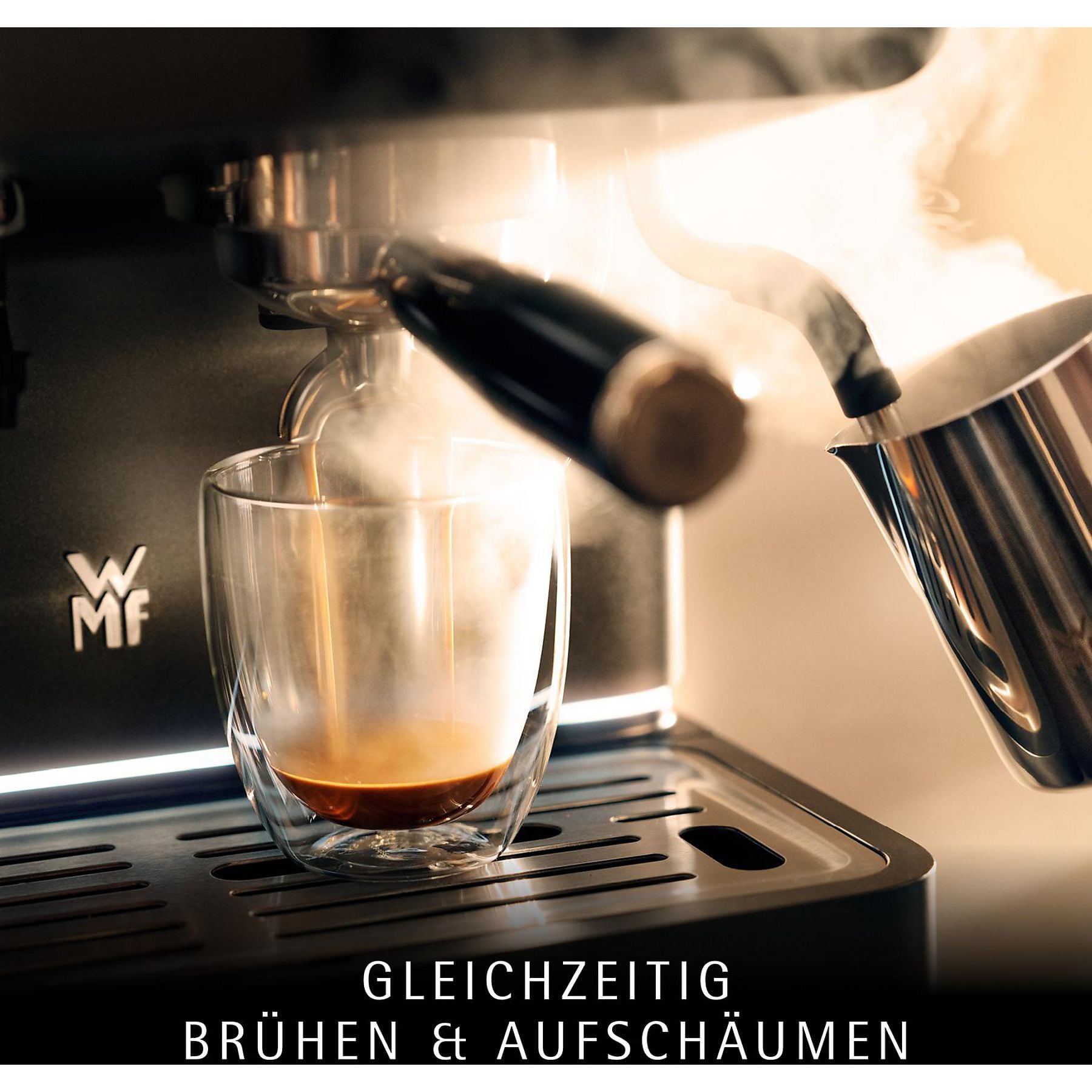 WMF Espresso Pro Siebträgermaschine Stone Grey WMF