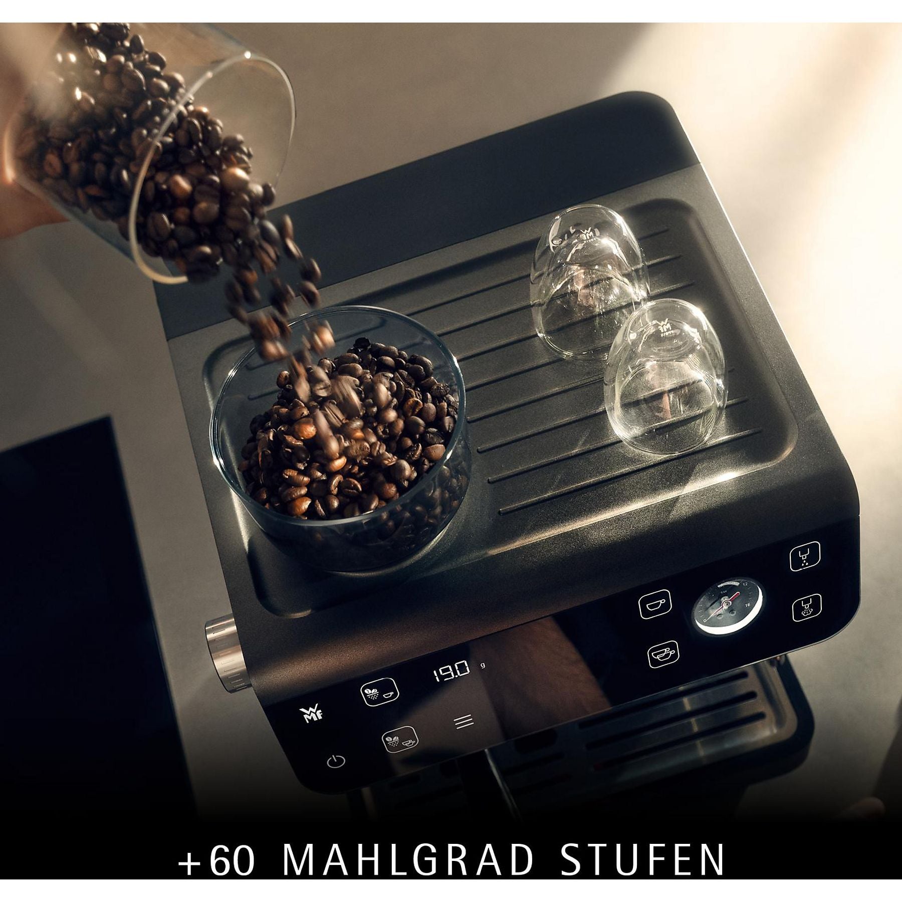 WMF Espresso Pro Siebträgermaschine Stone Grey WMF