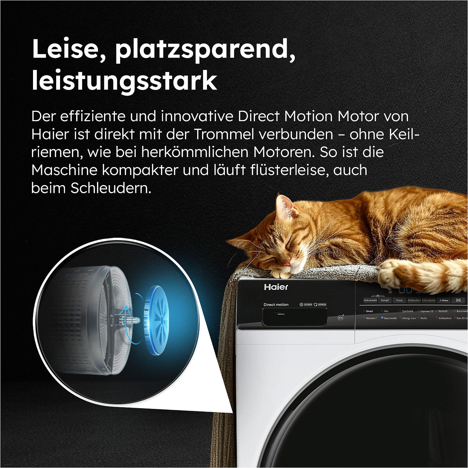 HAIER HW 100-B 14959 U 1 DE Waschmaschine (10 kg, 1300 U/Min., A) HAIER