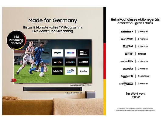 SAMSUNG GU98DU9079U LED TV (Flat, 98 Zoll / 249 cm, UHD 4K, SMART TV, Tizen) SAMSUNG