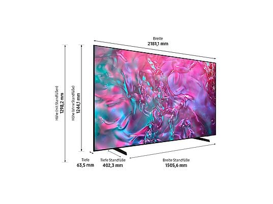 SAMSUNG GU98DU9079U LED TV (Flat, 98 Zoll / 249 cm, UHD 4K, SMART TV, Tizen) SAMSUNG