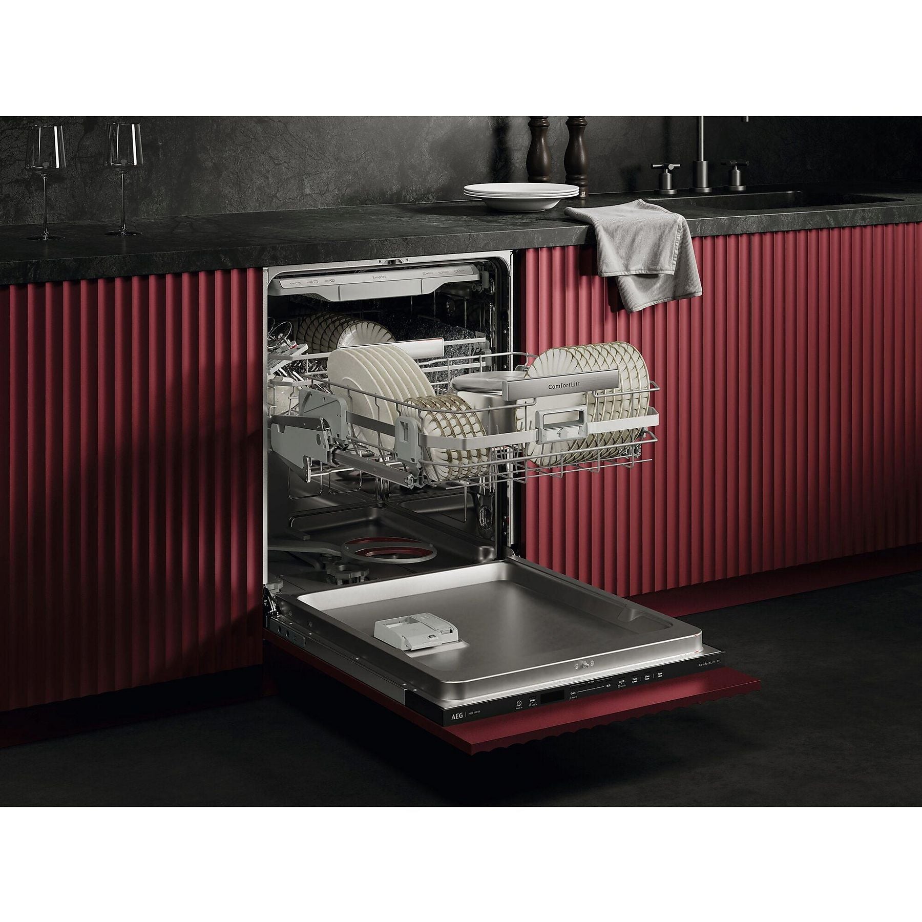 AEG GI8200B4SC Serie 8000 Geschirrspüler (vollintegrierbar, 596 mm breit, 42 dB (A), B) AEG
