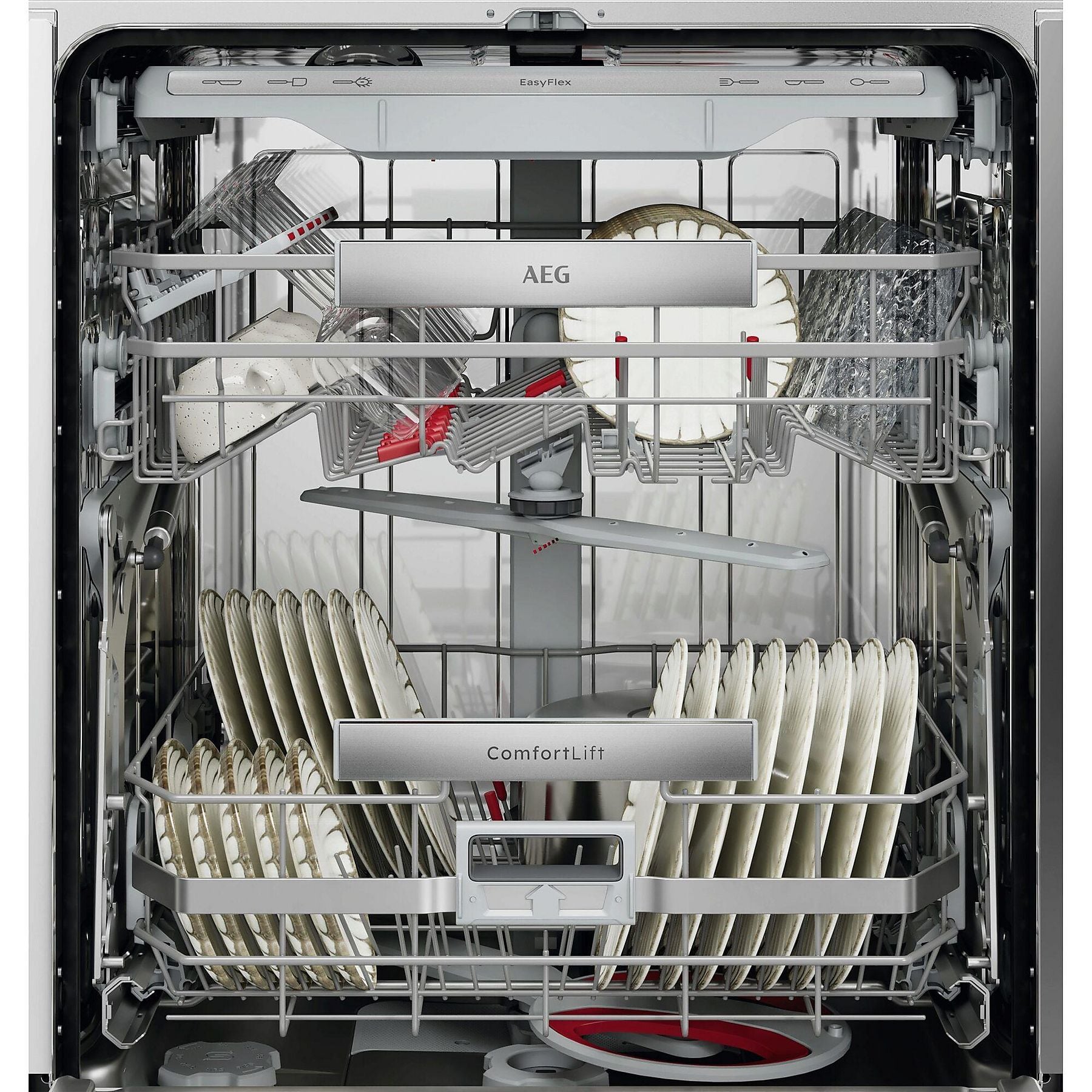 AEG GI8200B4SC Serie 8000 Geschirrspüler (vollintegrierbar, 596 mm breit, 42 dB (A), B) AEG