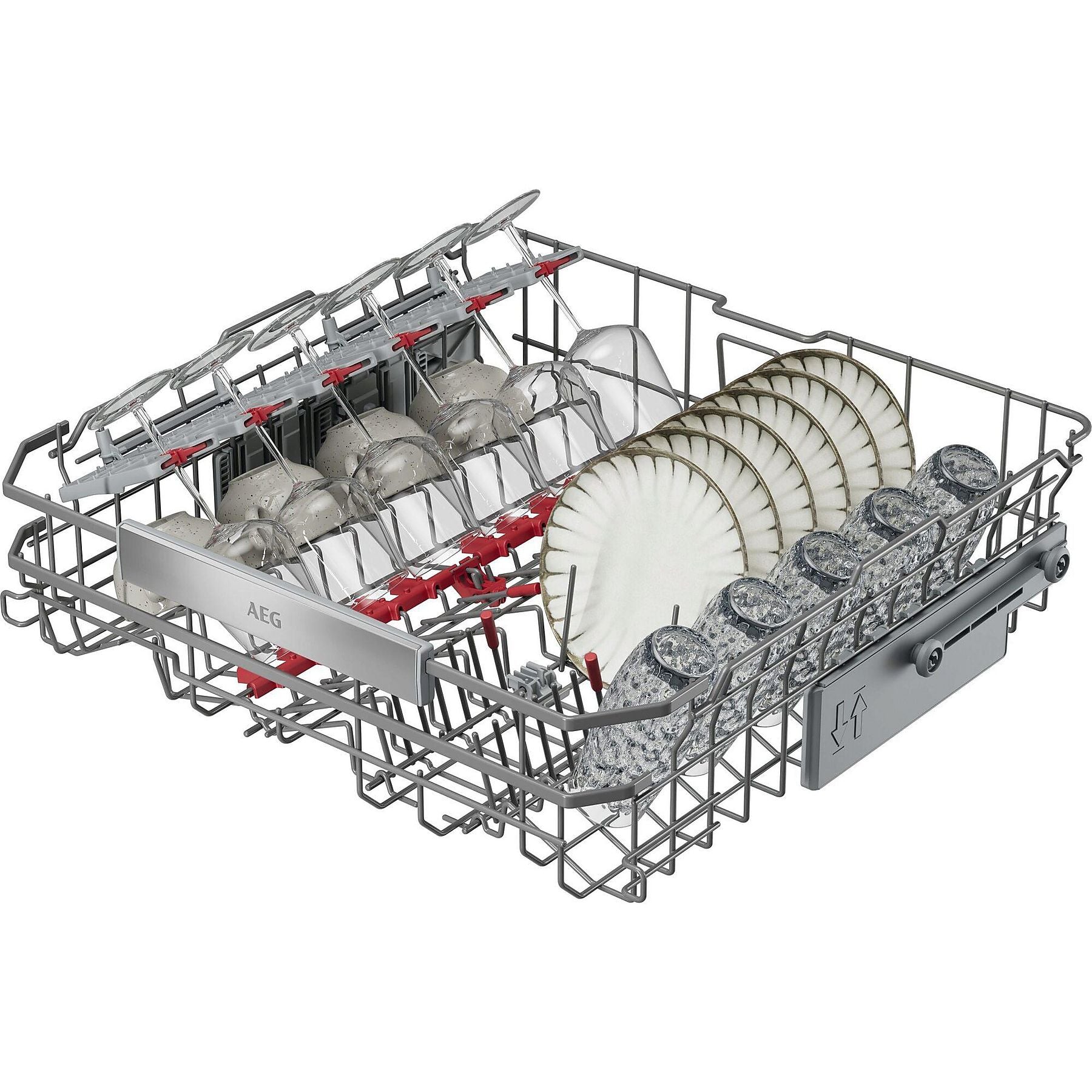 AEG GI8200B4SC Serie 8000 Geschirrspüler (vollintegrierbar, 596 mm breit, 42 dB (A), B) AEG