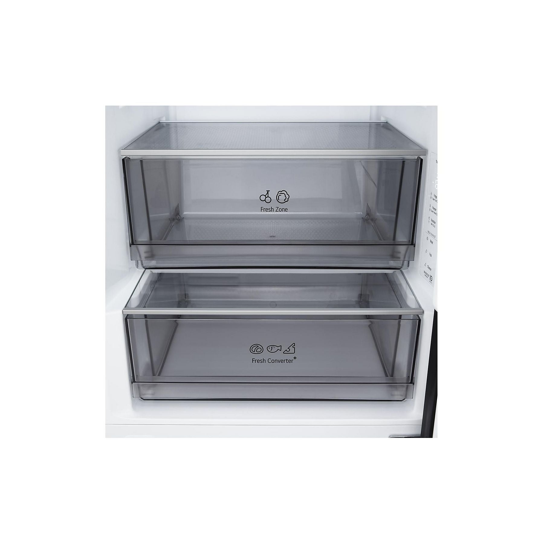 LG GBBSJ2CCEP Serie J Fit&Max Kühlgefrierkombination (C, 375 l, 2030 mm hoch, Metallic Black) LG