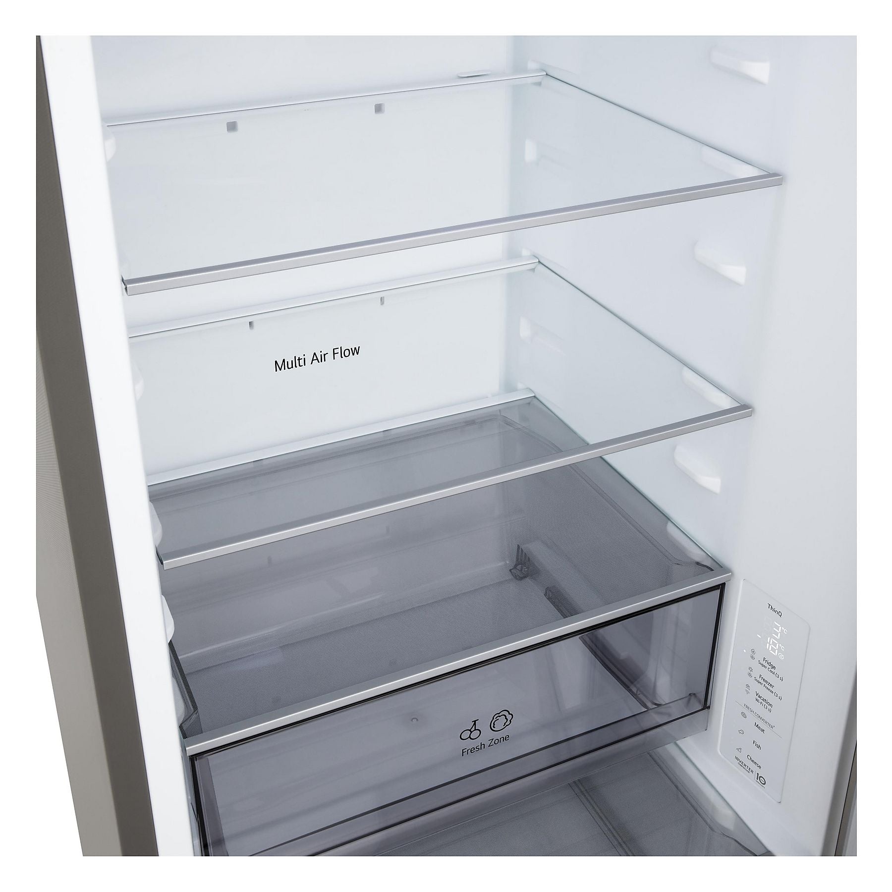 LG GBBSJ1CCPY Serie J Fit&Max Kühlgefrierkombination (C, 333 l, 1860 mm hoch, Prime Silver) LG