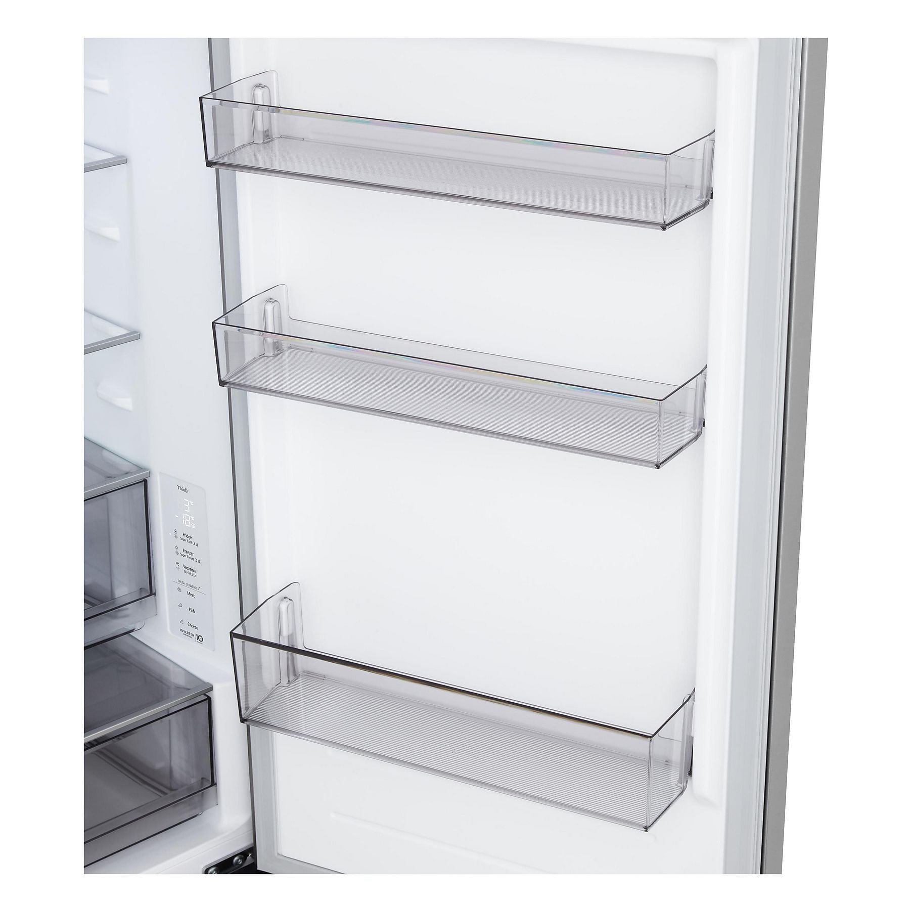 LG GBBSJ1CCPY Serie J Fit&Max Kühlgefrierkombination (C, 333 l, 1860 mm hoch, Prime Silver) LG
