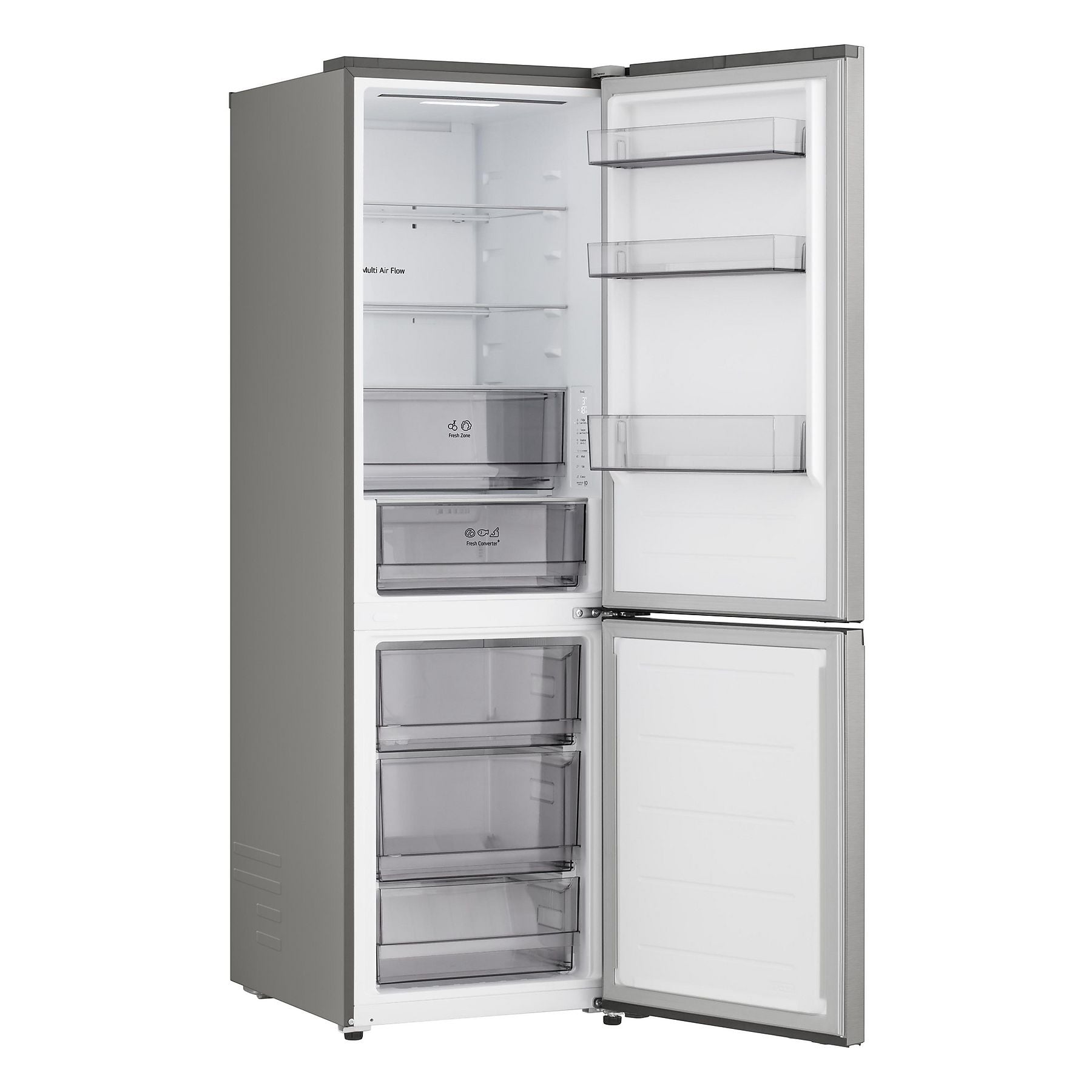LG GBBSJ1CCPY Serie J Fit&Max Kühlgefrierkombination (C, 333 l, 1860 mm hoch, Prime Silver) LG