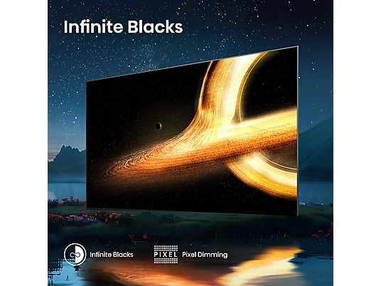 HISENSE 65A85Q OLED (Flat, 65 Zoll / 164 cm, UHD 4K, SMART TV) HISENSE