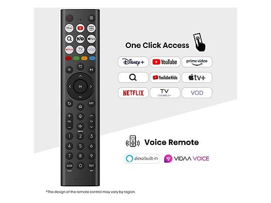 HISENSE 65A85Q OLED (Flat, 65 Zoll / 164 cm, UHD 4K, SMART TV) HISENSE