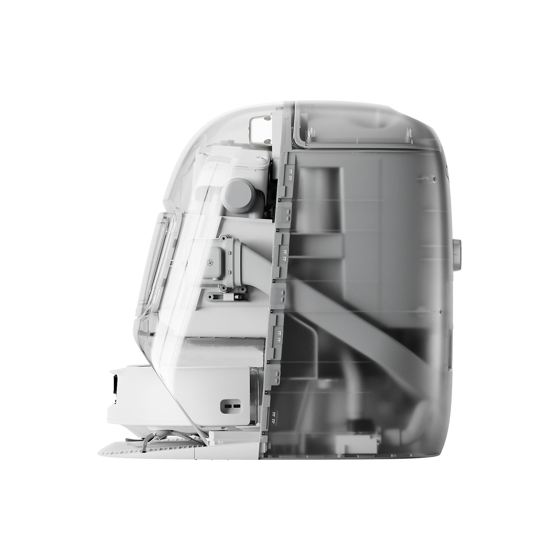 DJI VC ROMO P mit Wischfunktion und transparentem Design, Saugroboter DJI