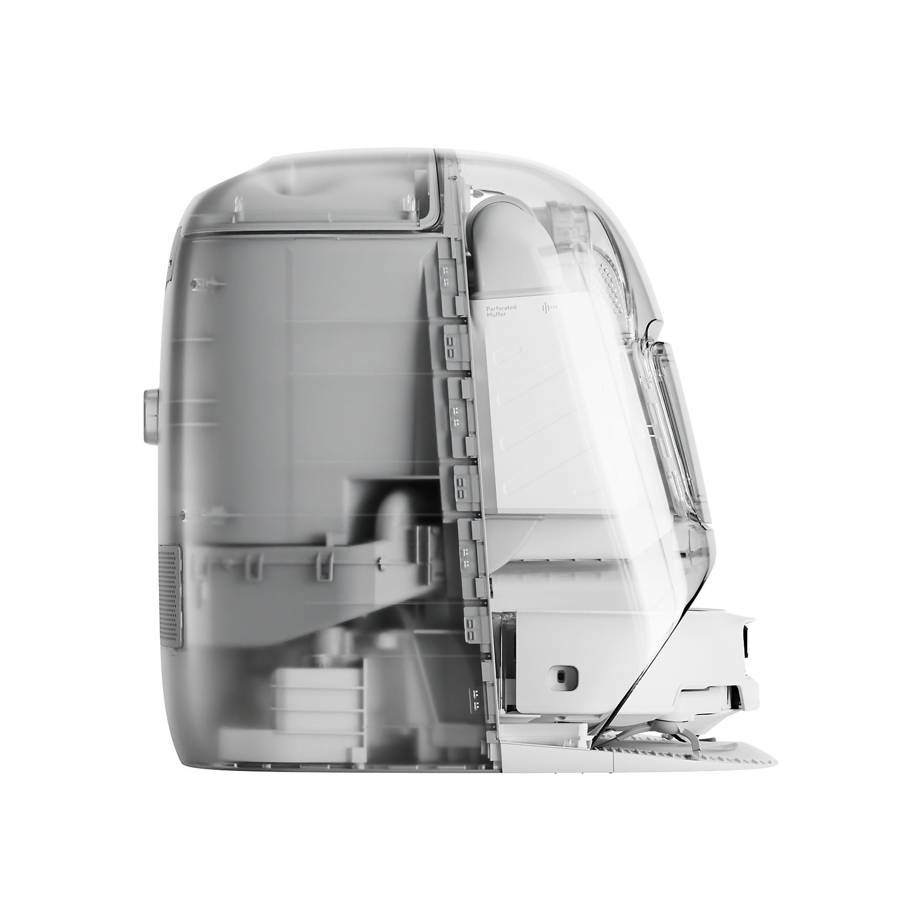 DJI VC ROMO P mit Wischfunktion und transparentem Design, Saugroboter DJI