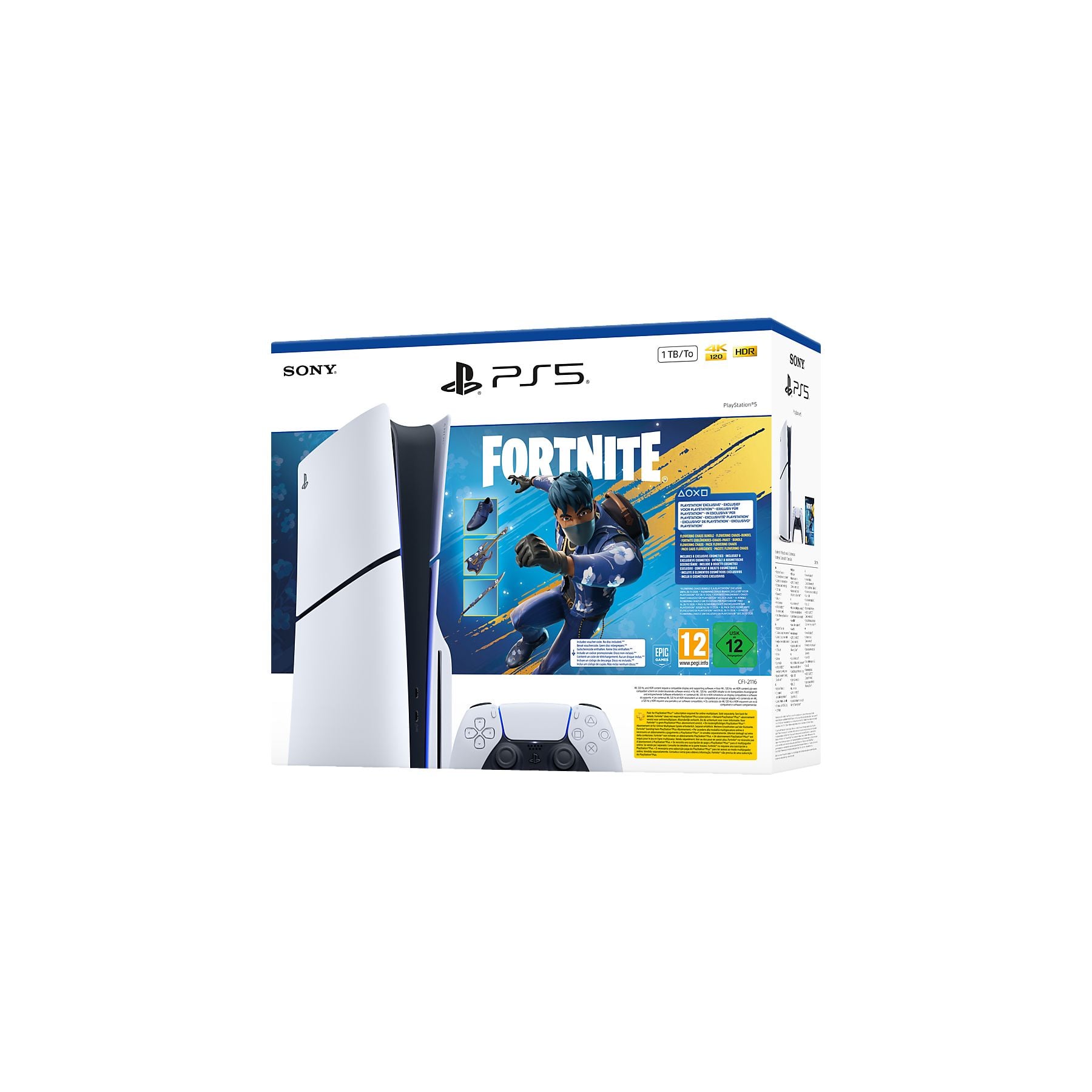 SONY PS5 Konsole 1TB - Fortnite Erblühendes-Chaos-Bundle SONY