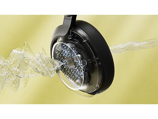 PHILIPS TAH 8000 EBK/00, Over-ear Kopfhörer Bluetooth Schwarz PHILIPS