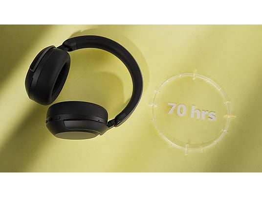 PHILIPS TAH 8000 EBK/00, Over-ear Kopfhörer Bluetooth Schwarz PHILIPS