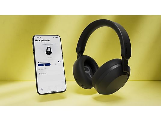 PHILIPS TAH 8000 EBK/00, Over-ear Kopfhörer Bluetooth Schwarz PHILIPS