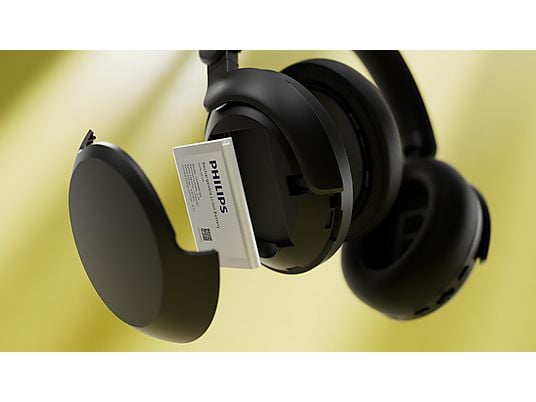 PHILIPS TAH 8000 EBK/00, Over-ear Kopfhörer Bluetooth Schwarz PHILIPS