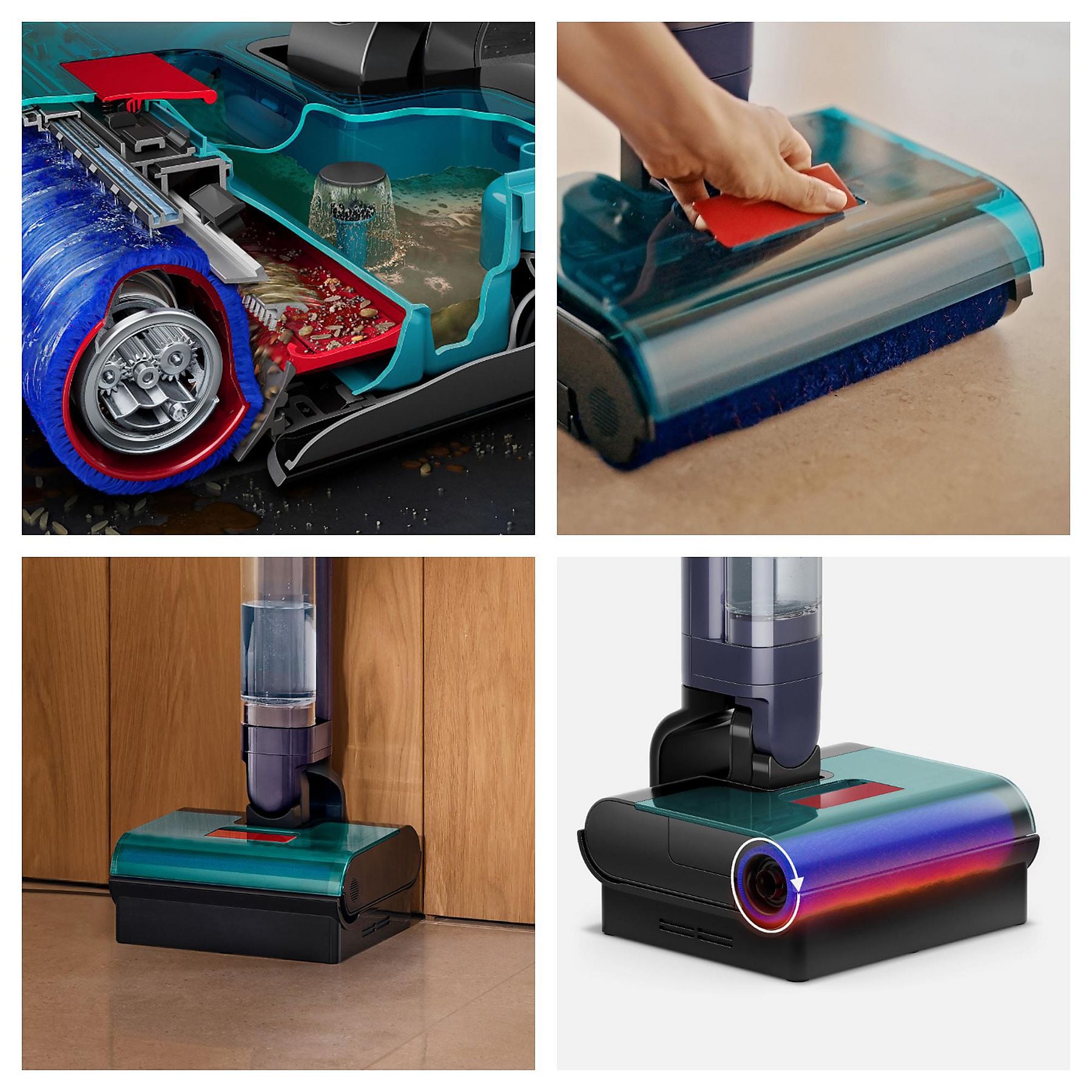DYSON 432030-01 CLEAN+WASH HYGIENE Nass- und Trockenreiniger, Akkubetrieb DYSON