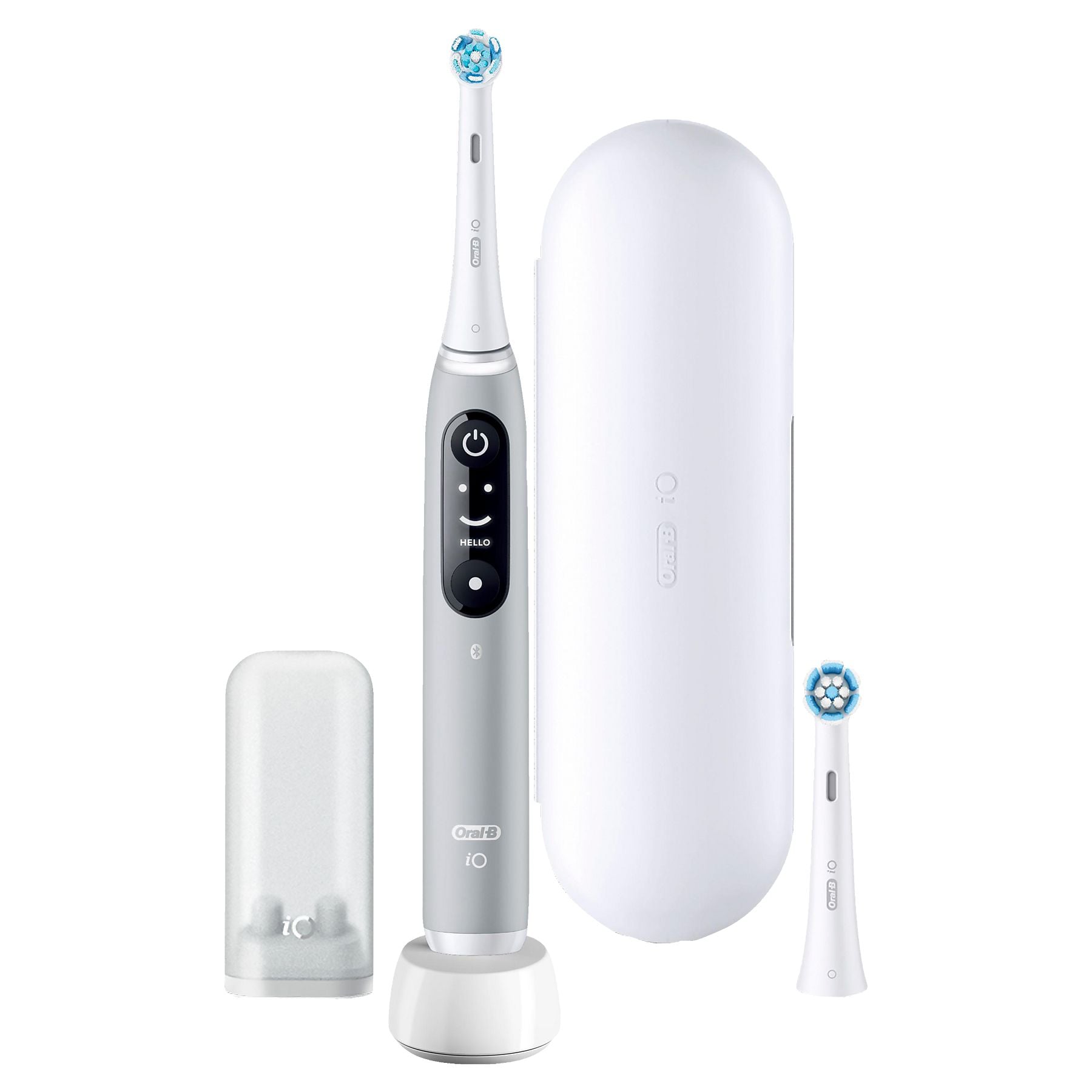 ORAL-B iO 6 Elektrische Zahnbürste Grey opal, Reinigungstechnologie: Mikrovibrationen ORAL-B